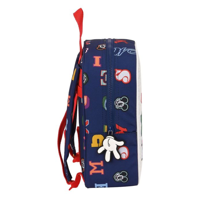 Mochila Infantil Mickey Mouse Clubhouse Only one Azul marino 22 x 27 x 10 cm 2