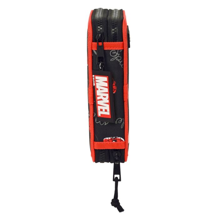 Estuche Escolar con Accesorios Spiderman Hero Negro (12.5 x 19.5 x 4 cm) (28 piezas) 2 Estuche Escolar con Accesorios Spiderman Hero Negro (12.5 x 19.5 x 4 cm) (28 piezas) 2