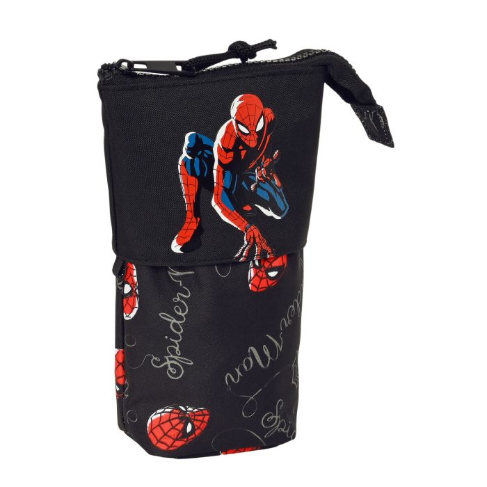 Estuche Spiderman Hero Negro (8 x 19 x 6 cm) 4