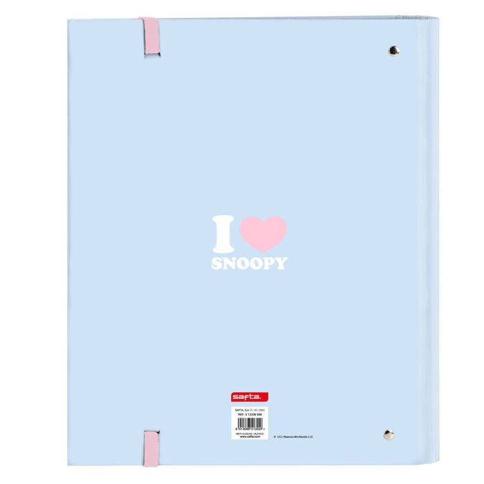 Carpeta de anillas Snoopy Imagine Azul (27 x 32 x 3.5 cm) 1
