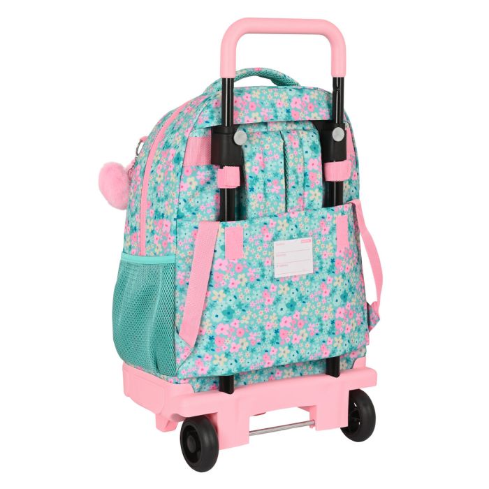 Mochila Escolar con Ruedas Vicky Martín Berrocal Mint paradise Menta (33 x 45 x 22 cm) 2 Mochila Escolar con Ruedas Vicky Martín Berrocal Mint paradise Menta (33 x 45 x 22 cm) 2