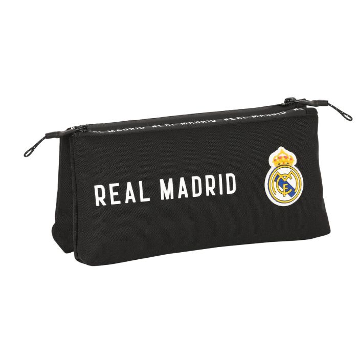 Neceser Escolar Real Madrid C.F. Negro (22 x 10 x 8 cm)