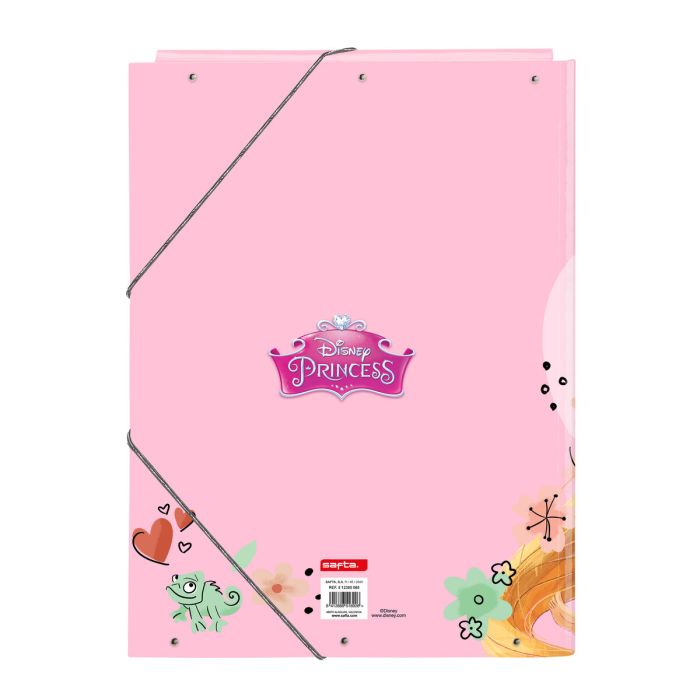 Carpeta Clasificadora Princesses Disney Magical Beige Rosa A4 1
