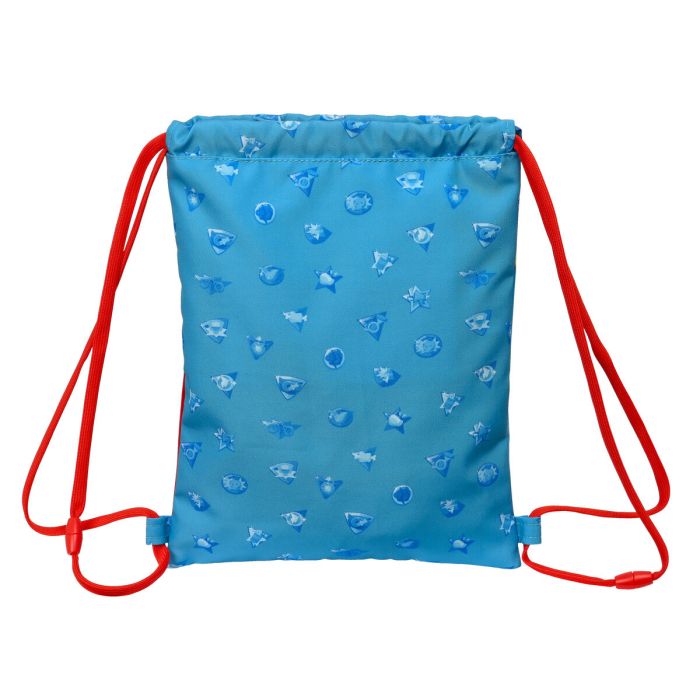 Mochila Escolar con Ruedas SuperThings Rescue force 33 x 45 x 22 cm Azul 