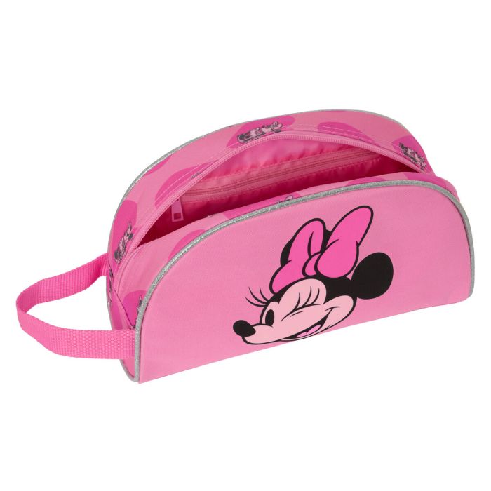 Neceser Escolar Minnie Mouse Loving Rosa 26 x 16 x 9 cm 1