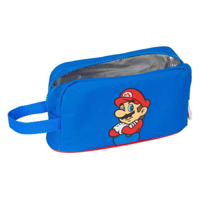 Portameriendas Térmico Super Mario Play Azul Rojo 21.5 x 12 x 6.5 cm 1