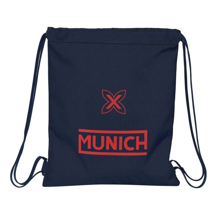 Bolsa Mochila con Cuerdas Munich Flash Azul marino