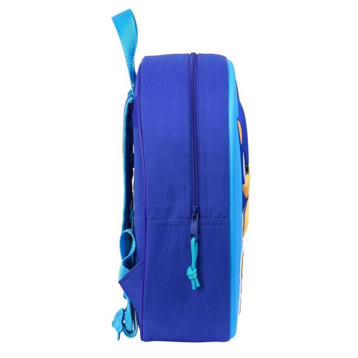 Mochila Escolar 3D Sonic Speed Azul 27 x 33 x 10 cm 5