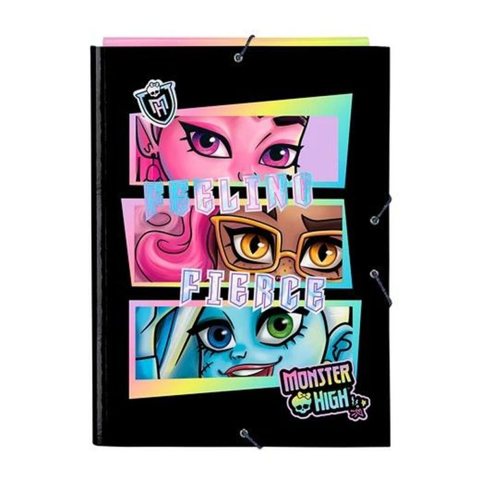 Safta Carpeta Con Gomas Folio 3 Solapas Monster High "Creep"