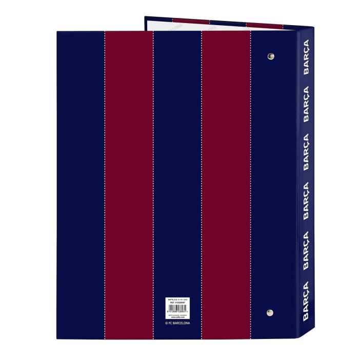 Carpeta de anillas F.C. Barcelona Rojo Azul marino A4 26.5 x 33 x 4 cm 1