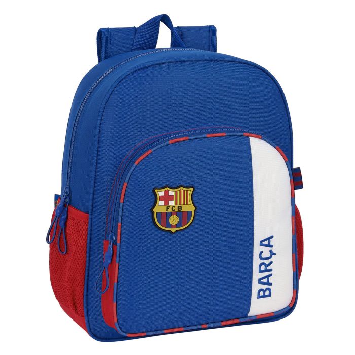 Mochila Escolar F.C. Barcelona Azul Granate 32 X 38 X 12 cm