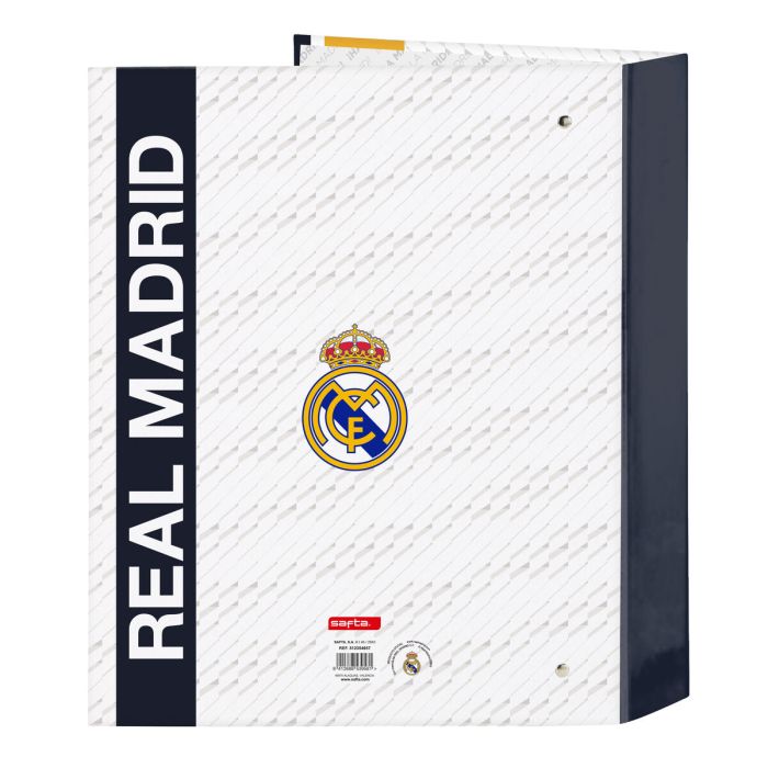 Carpeta de anillas Real Madrid C.F. Blanco A4 27 x 33 x 6 cm 1