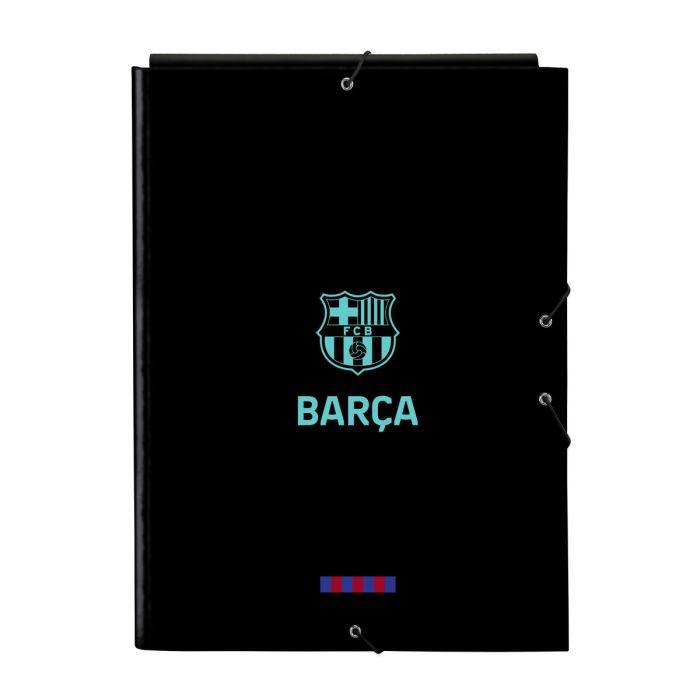 Carpeta F.C. Barcelona Negro A4