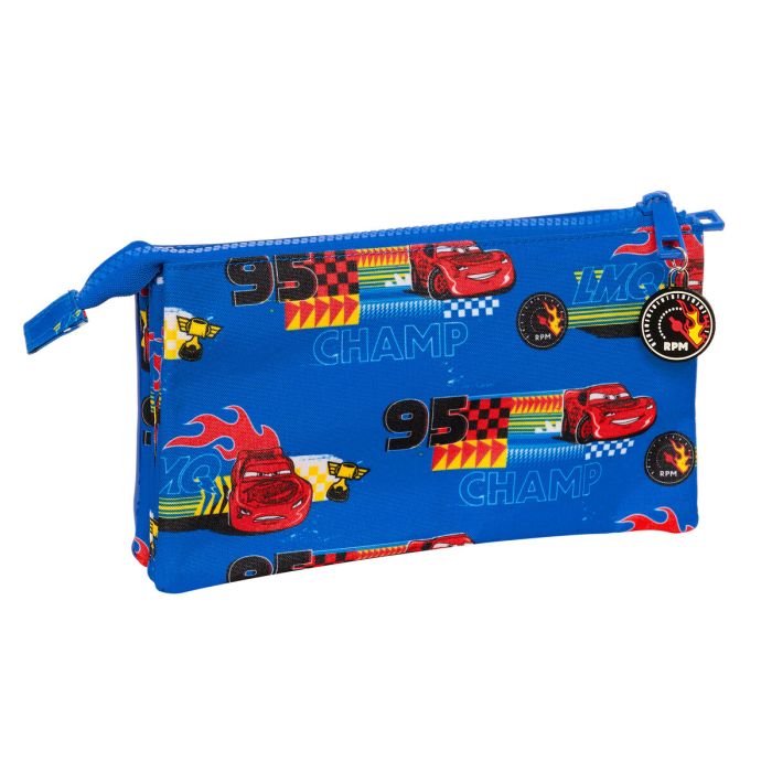 Portatodo Triple Cars Race ready Azul 22 x 12 x 3 cm 1