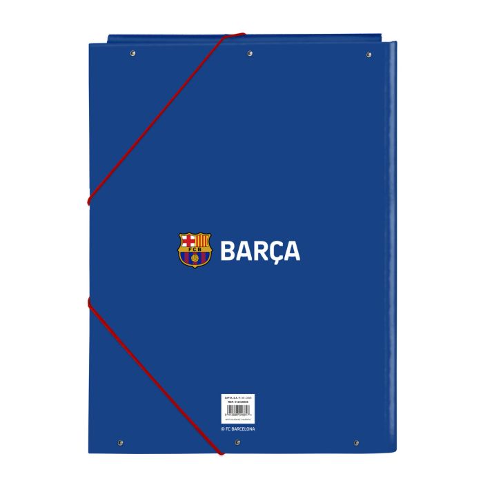 Carpeta F.C. Barcelona Azul Granate A4 1