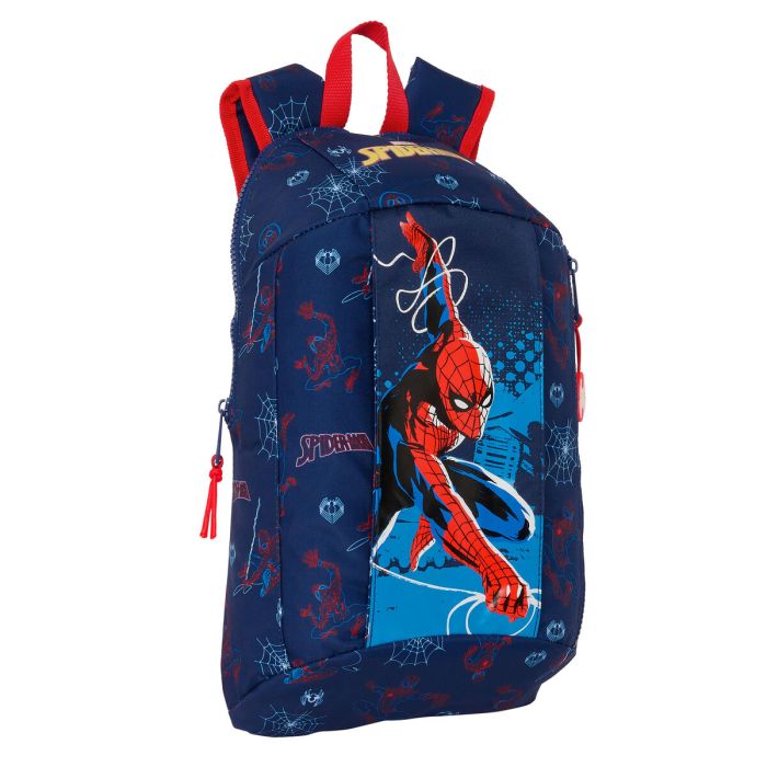Mochila Spider-Man Neon Mini Azul marino 22 x 39 x 10 cm