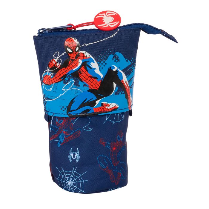 Estuche Cubilete Spider-Man Neon Azul marino 8 x 19 x 6 cm 5