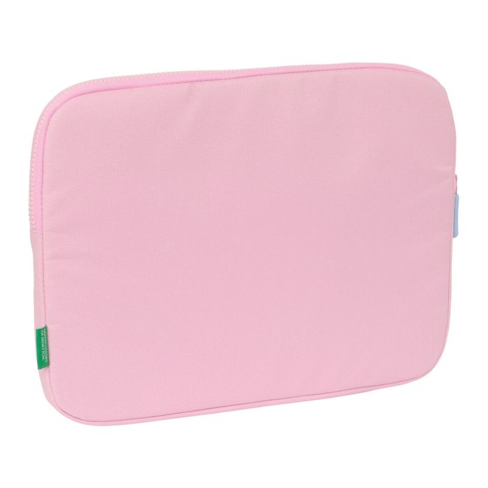 Funda para Portátil Benetton Pink Rosa 15,6'' 39,5 x 27,5 x 3,5 cm 1
