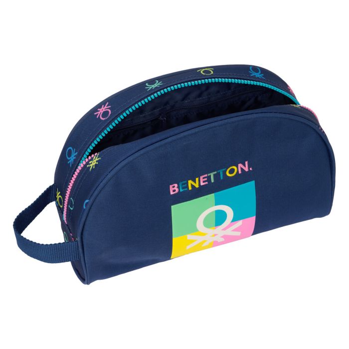 Neceser Escolar Benetton Cool Azul marino 28 x 18 x 10 cm 3
