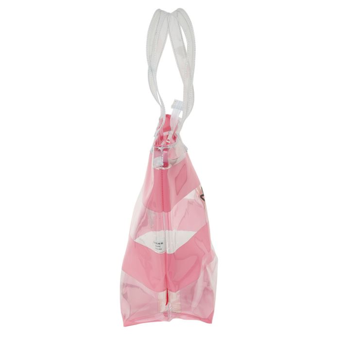 Bolso Mujer Minnie Mouse Beach Rosa Transparente 3