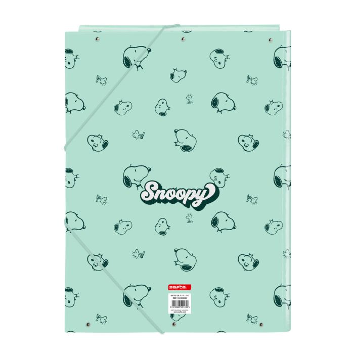 Carpeta Snoopy Groovy Verde A4 1