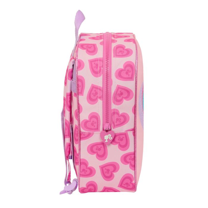 Mochila Infantil Barbie Love Rosa 22 x 27 x 10 cm 2