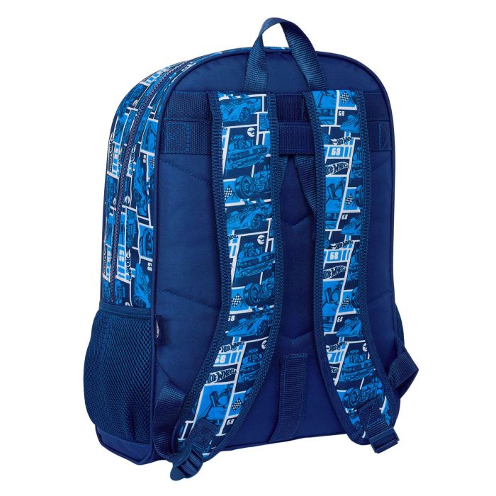 Mochila Escolar Hot Wheels Sonny Azul marino 32 x 42 x 14 cm 2