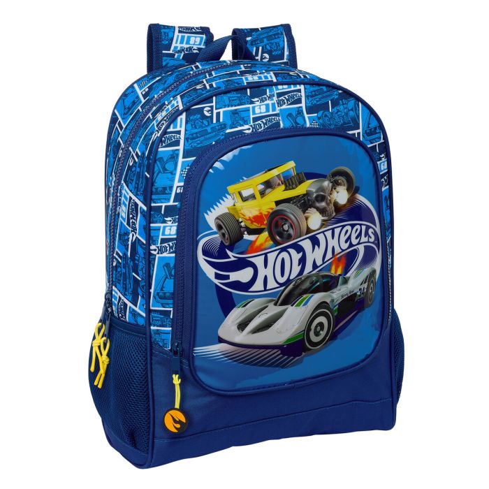 Mochila Escolar Hot Wheels Sonny Azul marino 32 x 42 x 14 cm