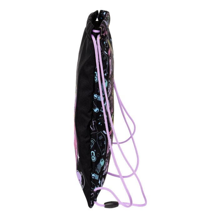 Bolsa Mochila con Cuerdas Monster High Negro 26 x 34 x 1 cm 3