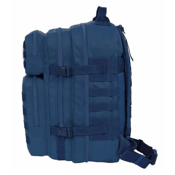 Mochila Escolar Safta Basic Azul marino 2