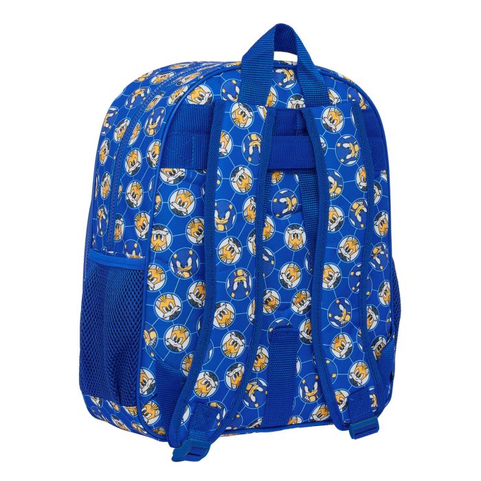 Mochila Escolar Sonic Prime Azul 32 x 38 x 12 cm 2