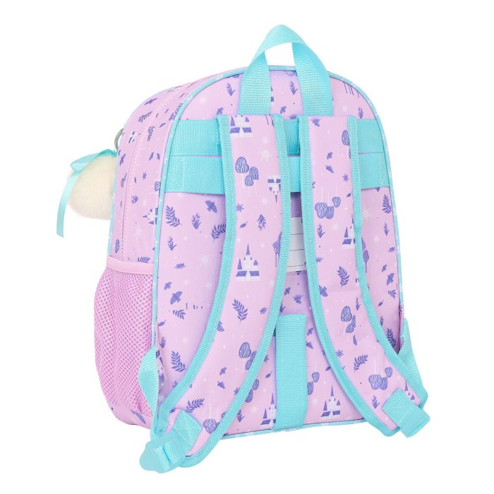 Mochila Escolar Frozen Cool days Violeta Azul cielo 28 x 34 x 10 cm 2