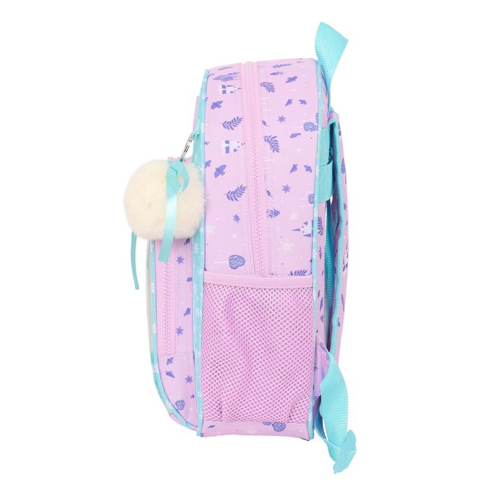 Mochila Escolar Frozen Cool days Violeta Azul cielo 28 x 34 x 10 cm 1