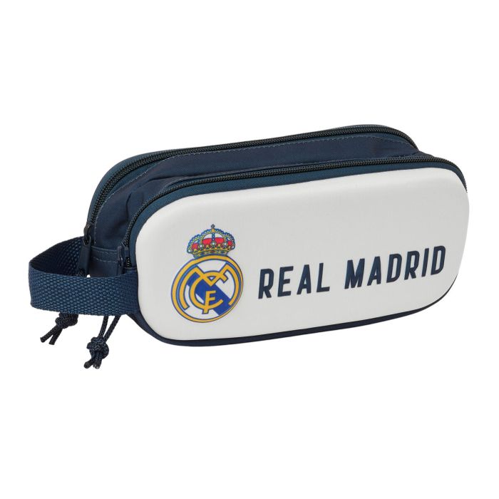 Portatodo Real Madrid C.F. Blanco Azul marino 21 x 8 x 6 cm