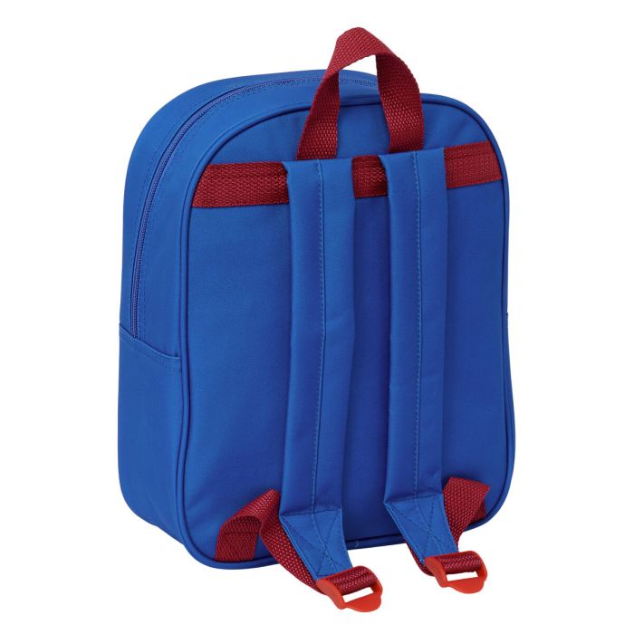 Mochila Escolar F.C. Barcelona Azul marino 22 x 27 x 10 cm 3D 1