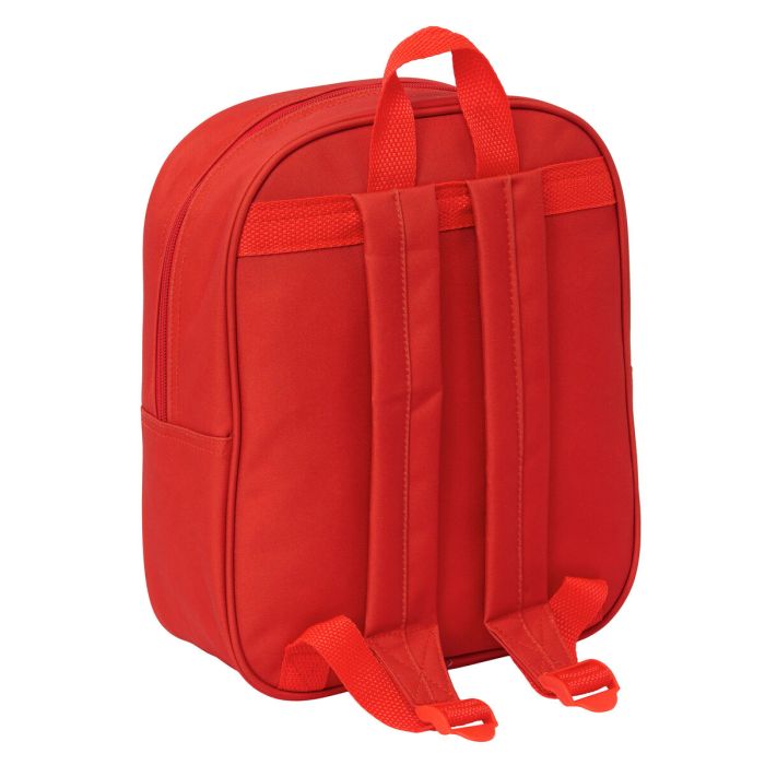 Mochila Escolar Sevilla Fútbol Club Rojo 22 x 27 x 10 cm 3D 2