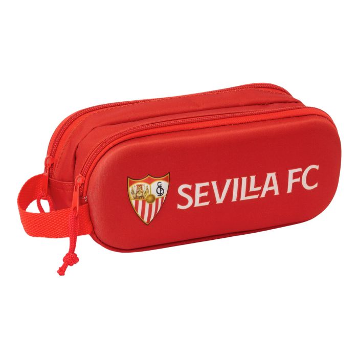 Portatodo Doble Sevilla Fútbol Club Rojo 21 x 8 x 6 cm 3D