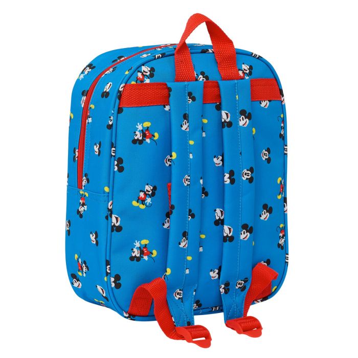 Mochila Escolar Mickey Mouse Clubhouse Azul 22 x 27 x 10 cm 3D 1