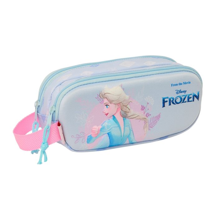 Portatodo Doble Frozen Lila 21 x 8 x 6 cm 3D