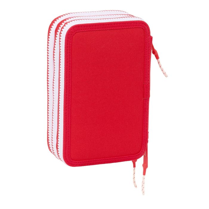 Plumier Triple Sevilla Fútbol Club Rojo 12,5 x 19,5 x 5,5 cm 36 Piezas 3