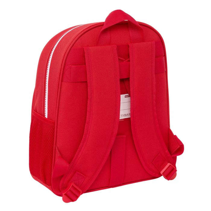 Mochila Escolar Sevilla Fútbol Club Rojo 28 x 34 x 10 cm 1