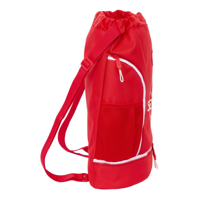 Bolsa Mochila con Cuerdas Sevilla Fútbol Club Rojo 35 x 40 x 1 cm 2