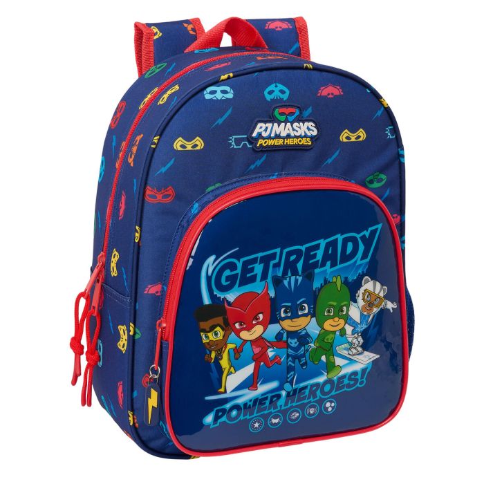 Mochila Escolar PJ Masks Ready Azul marino 26 x 34 x 11 cm