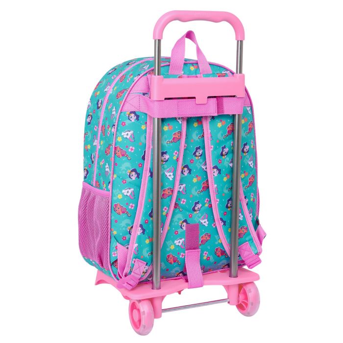 Mochila Escolar con Ruedas My Little Pony Magic Rosa Turquesa 33 x 42 x 14 cm 1