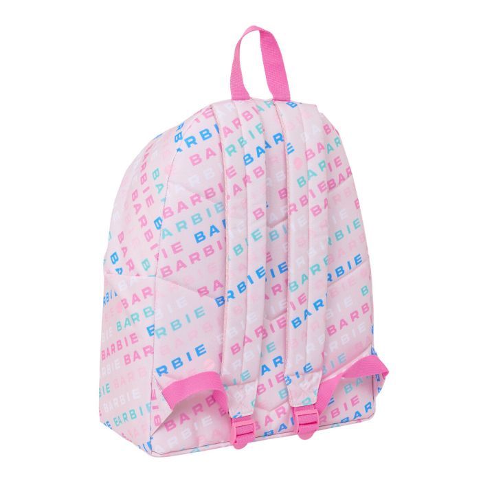 Mochila Escolar Barbie Logomania Rosa claro 33 x 42 x 15 cm 2