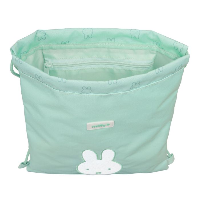 Bolsa Mochila con Cuerdas Miffy Menta Menta 26 x 34 x 1 cm 3