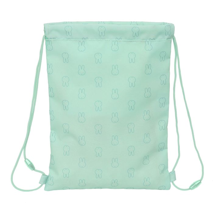 Bolsa Mochila con Cuerdas Miffy Menta Menta 26 x 34 x 1 cm 2