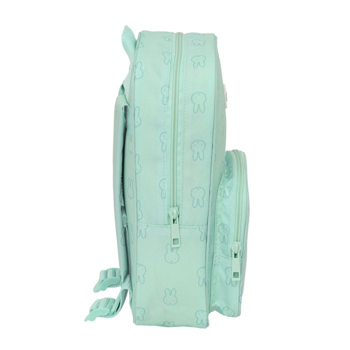 Mochila Escolar Miffy Menta Menta 20 x 28 x 8 cm 2