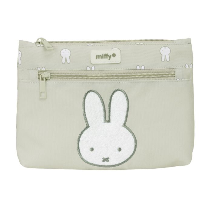 Portatodo Doble Miffy Niebla Gris 23 x 16 x 3 cm