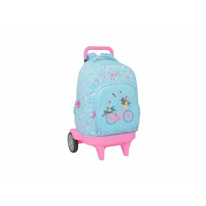 Mochila Escolar Safta Bicicleta Azul 33 x 45 x 22 cm